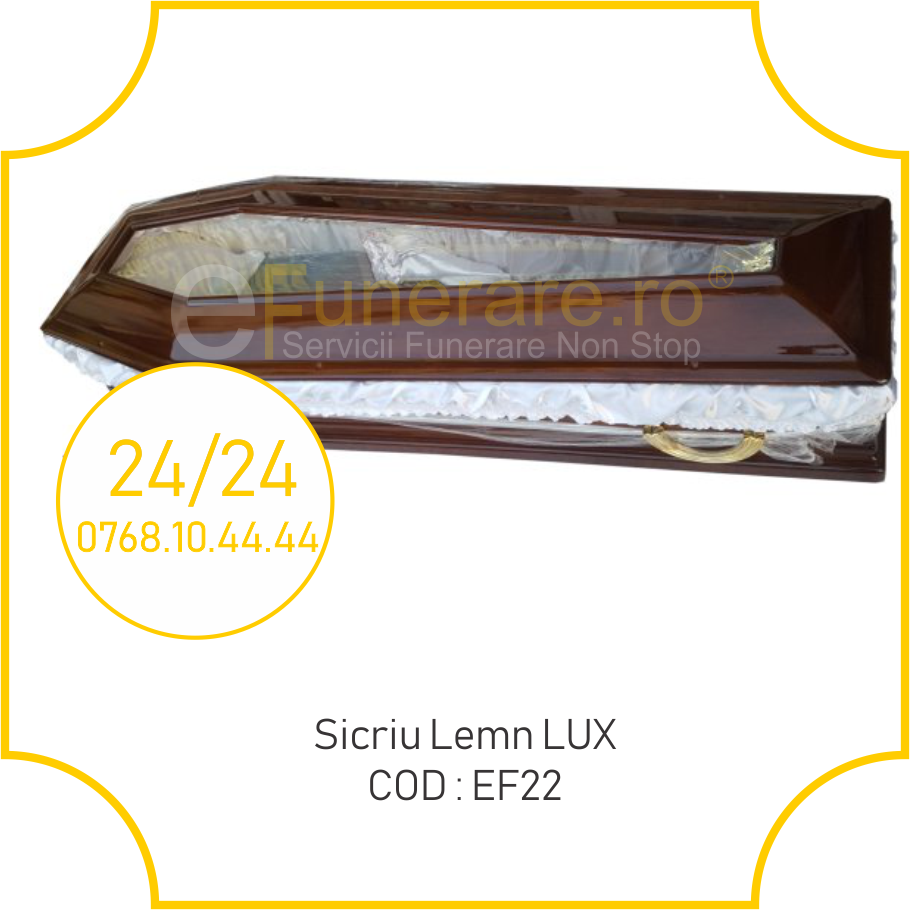 Sicriu Lemn LUX EF22