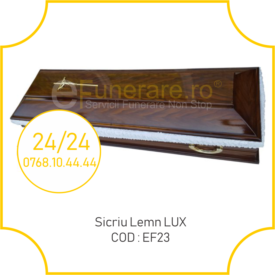Sicriu Lemn Plop LUX EF23 -