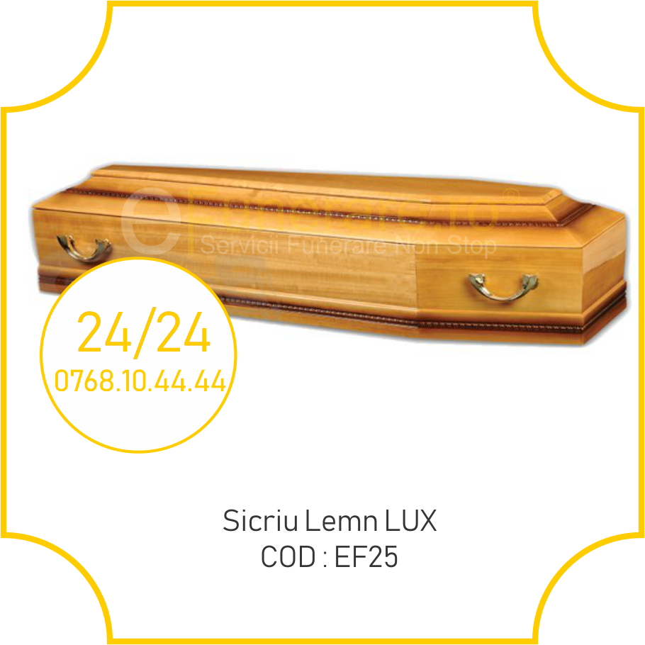 Sicriu Lemn Plop LUX EF25 -